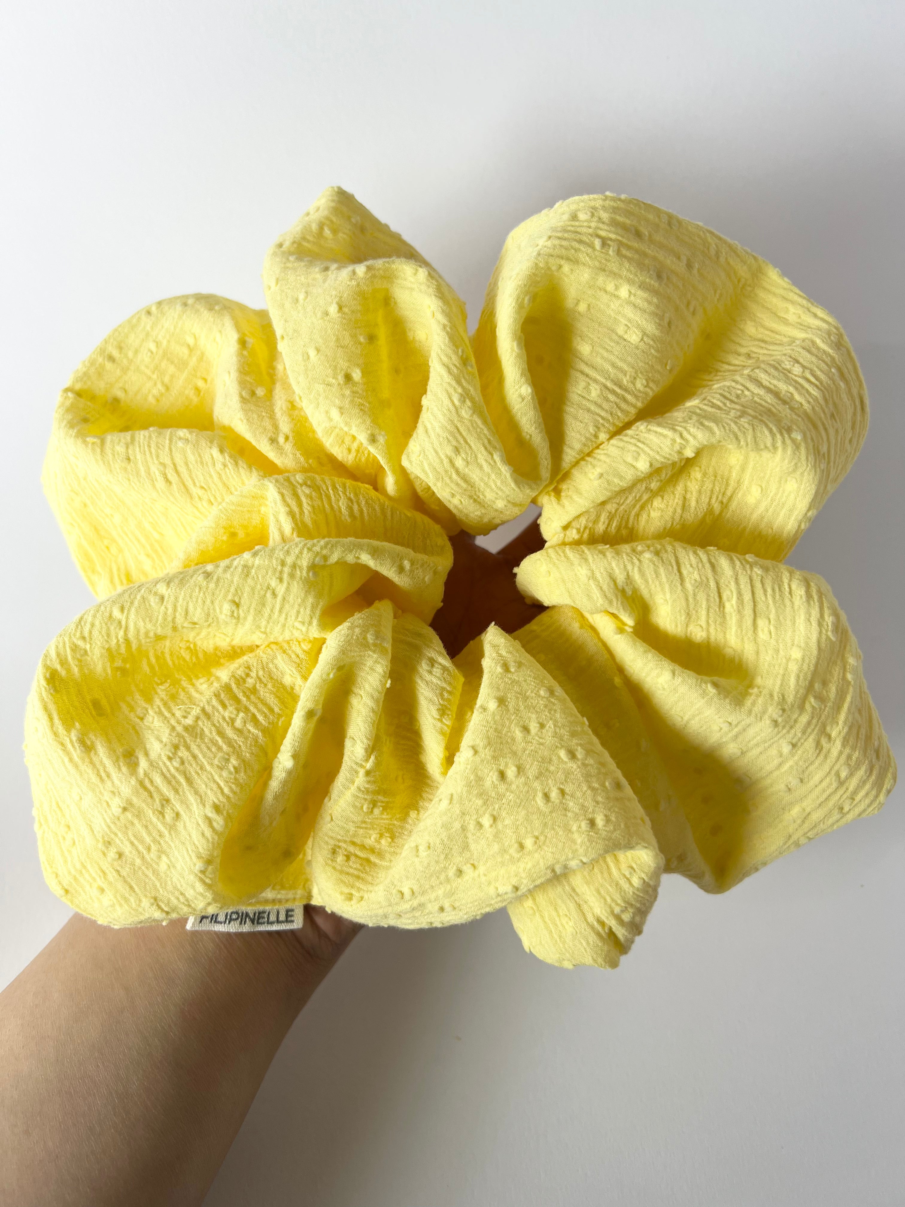 SWISS DOT Scrunchies- Oversized XL