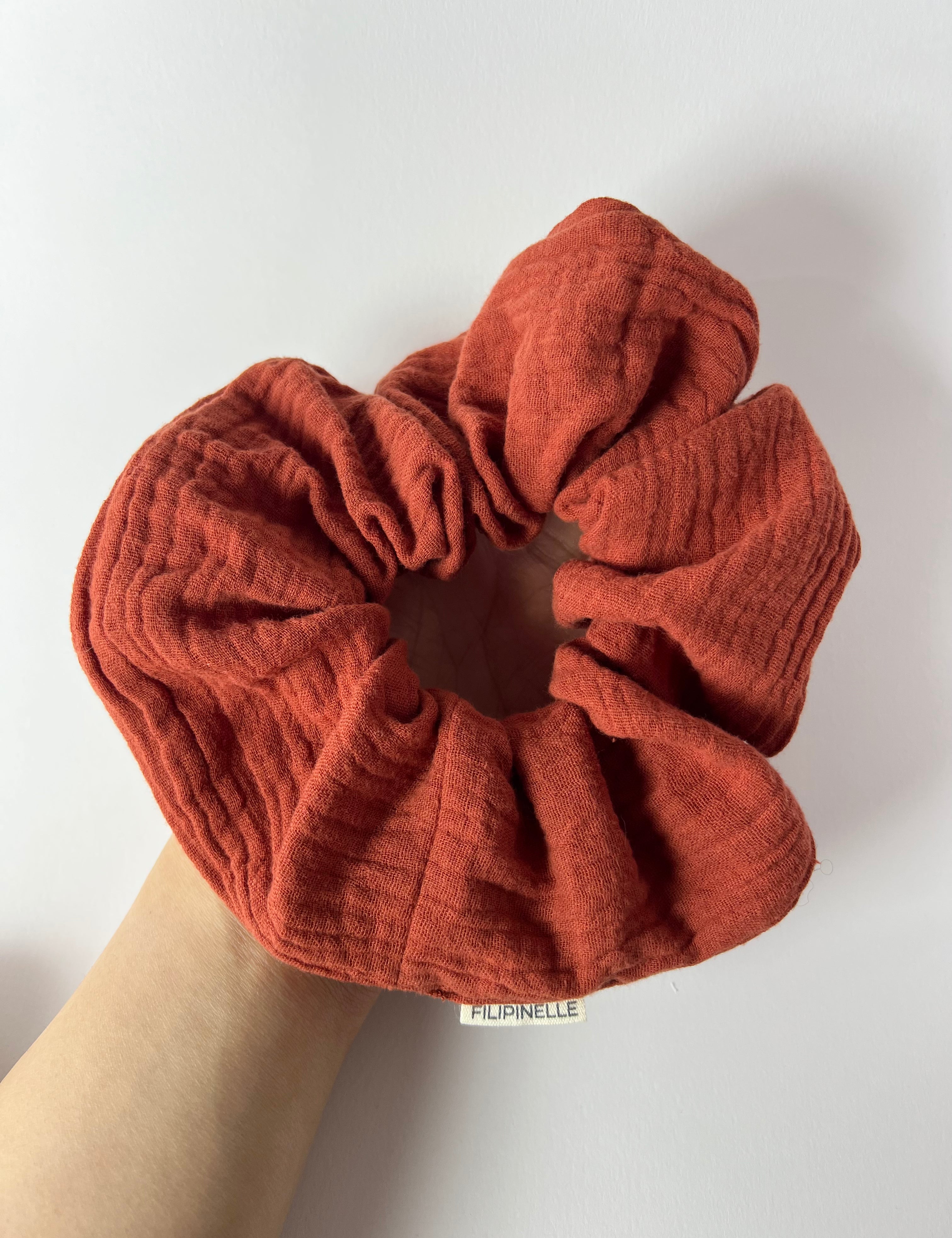 SOFT GAUZE Scrunchies - Large(Extra fluffy)