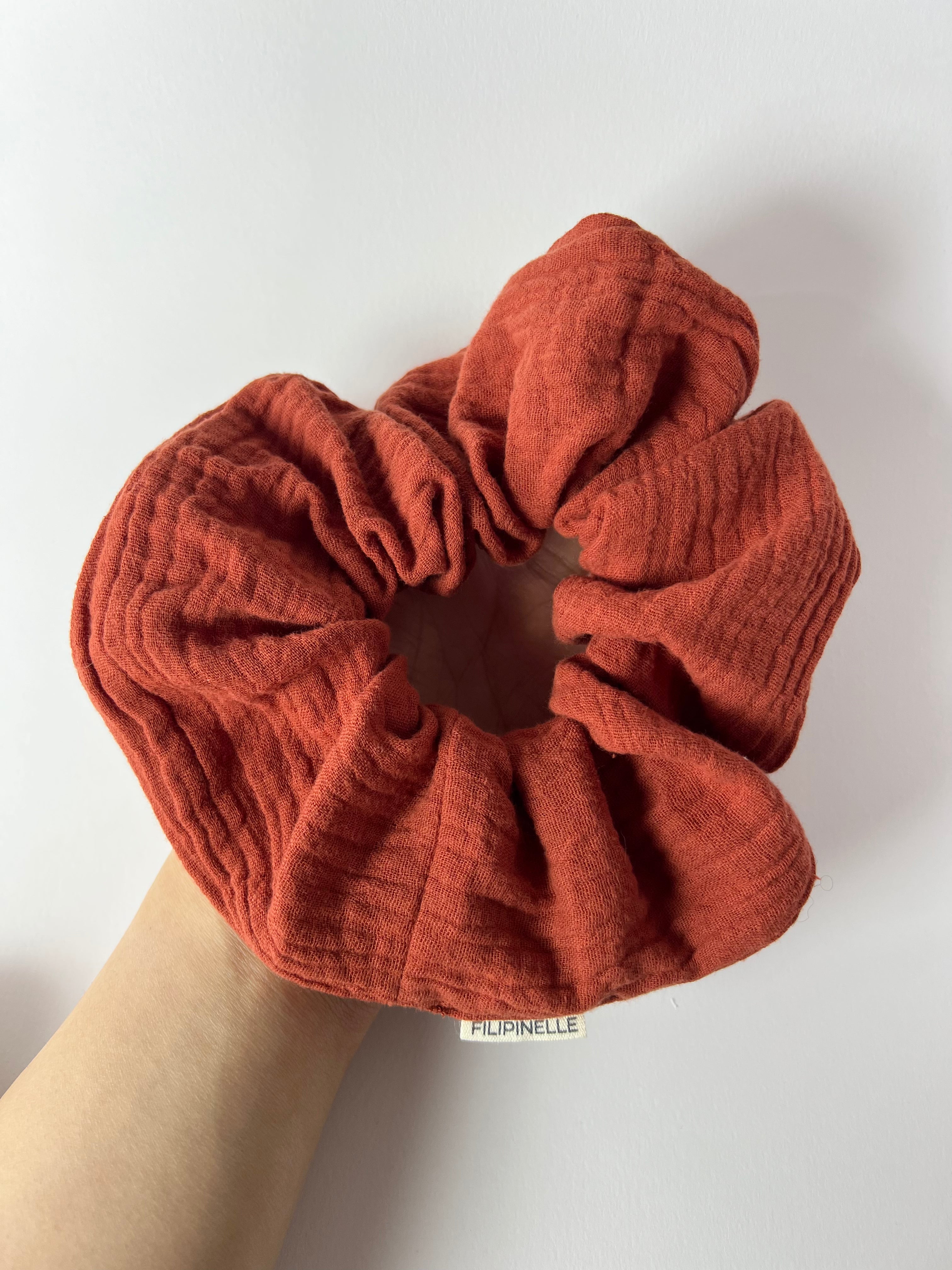 SOFT GAUZE Scrunchies - Large(Extra fluffy)