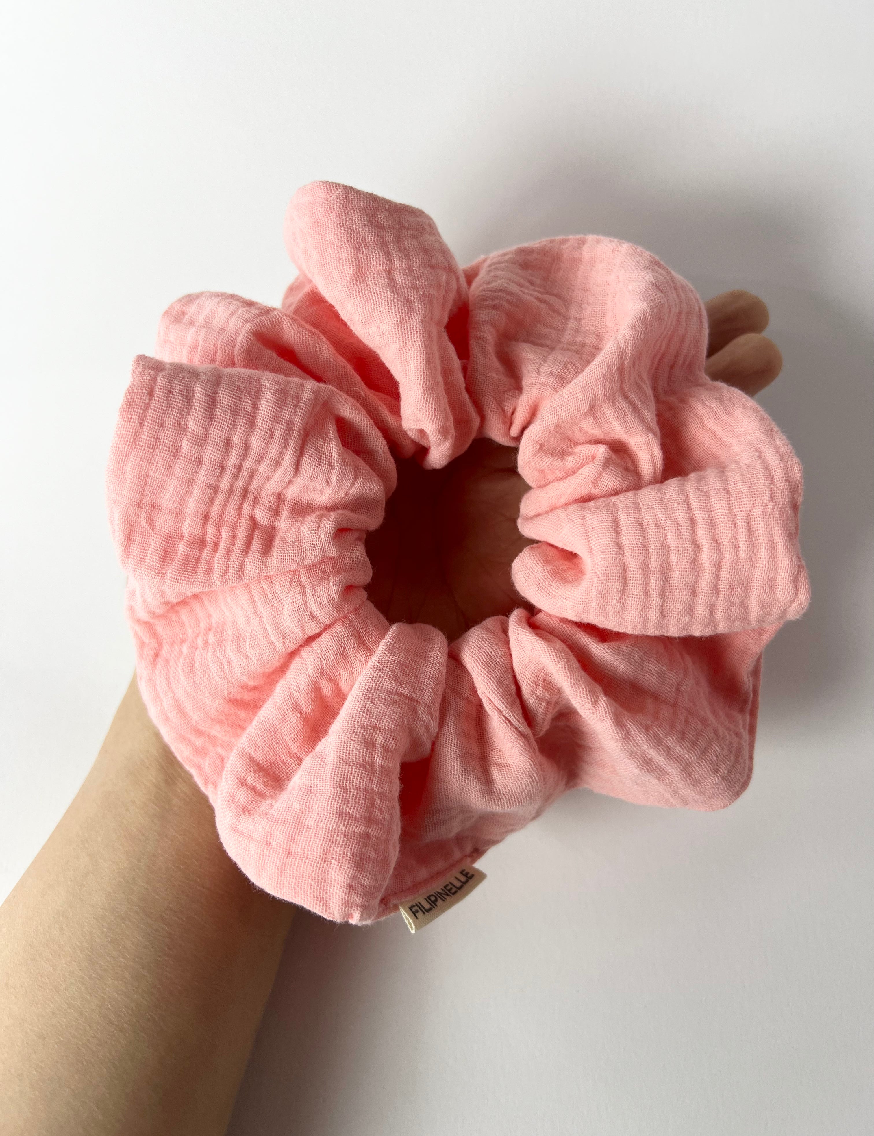 SOFT GAUZE Scrunchies - Large(Extra fluffy)