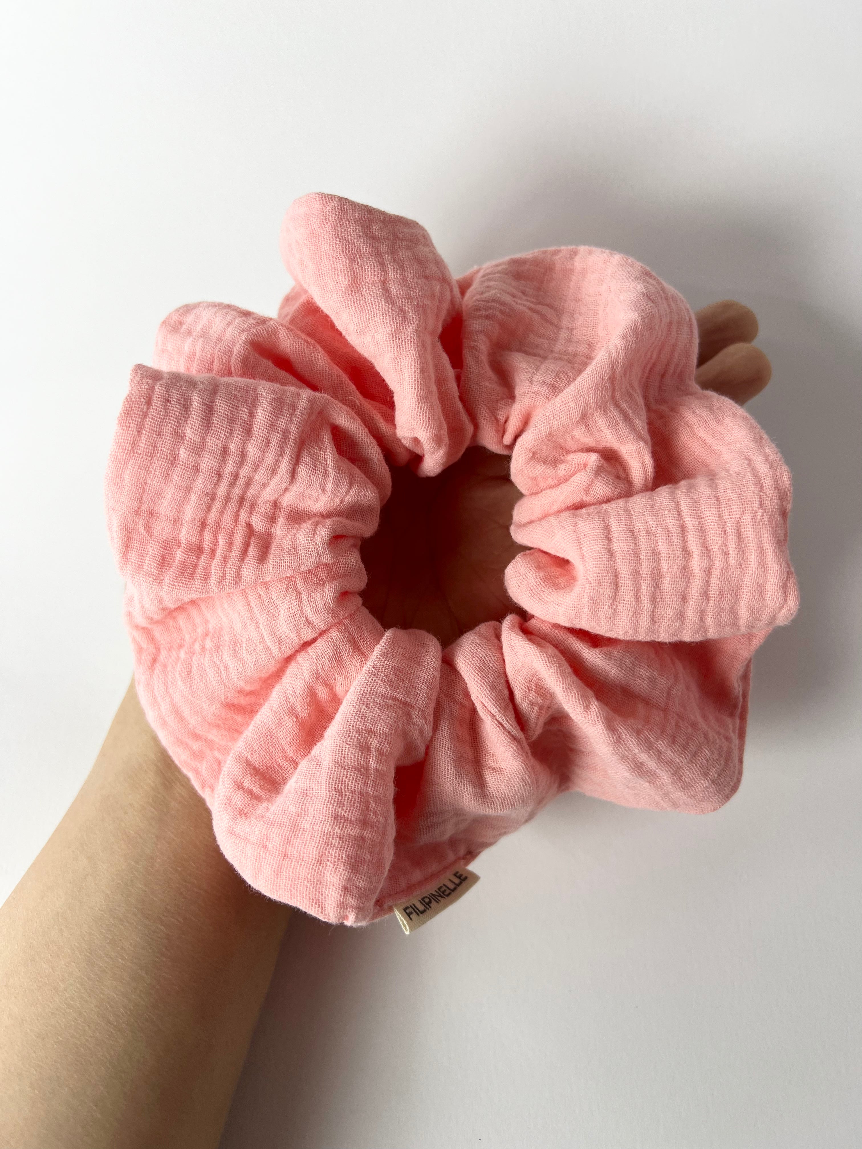 SOFT GAUZE Scrunchies - Large(Extra fluffy)