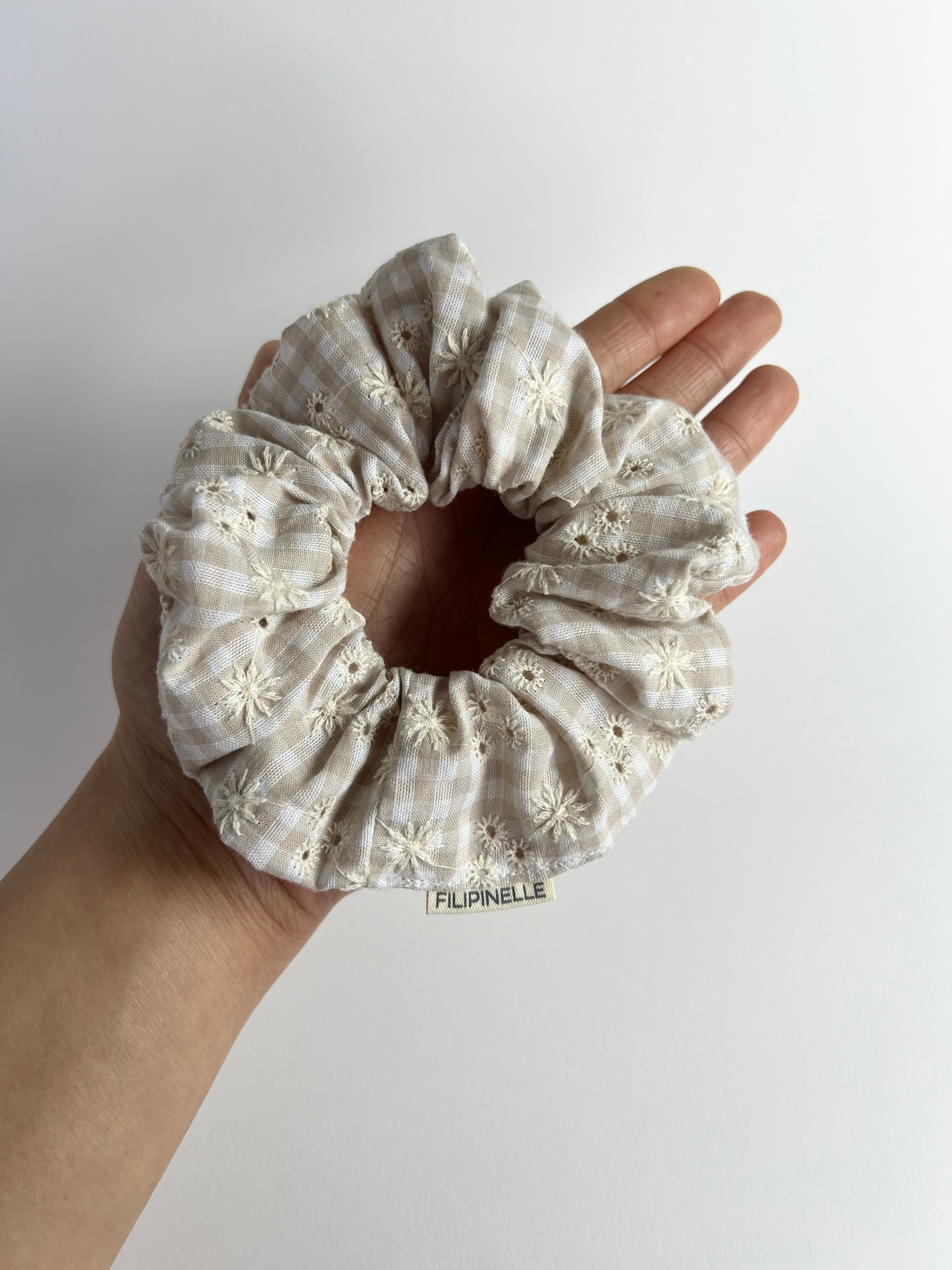VICHY FLORAL Scrunchies - Classic