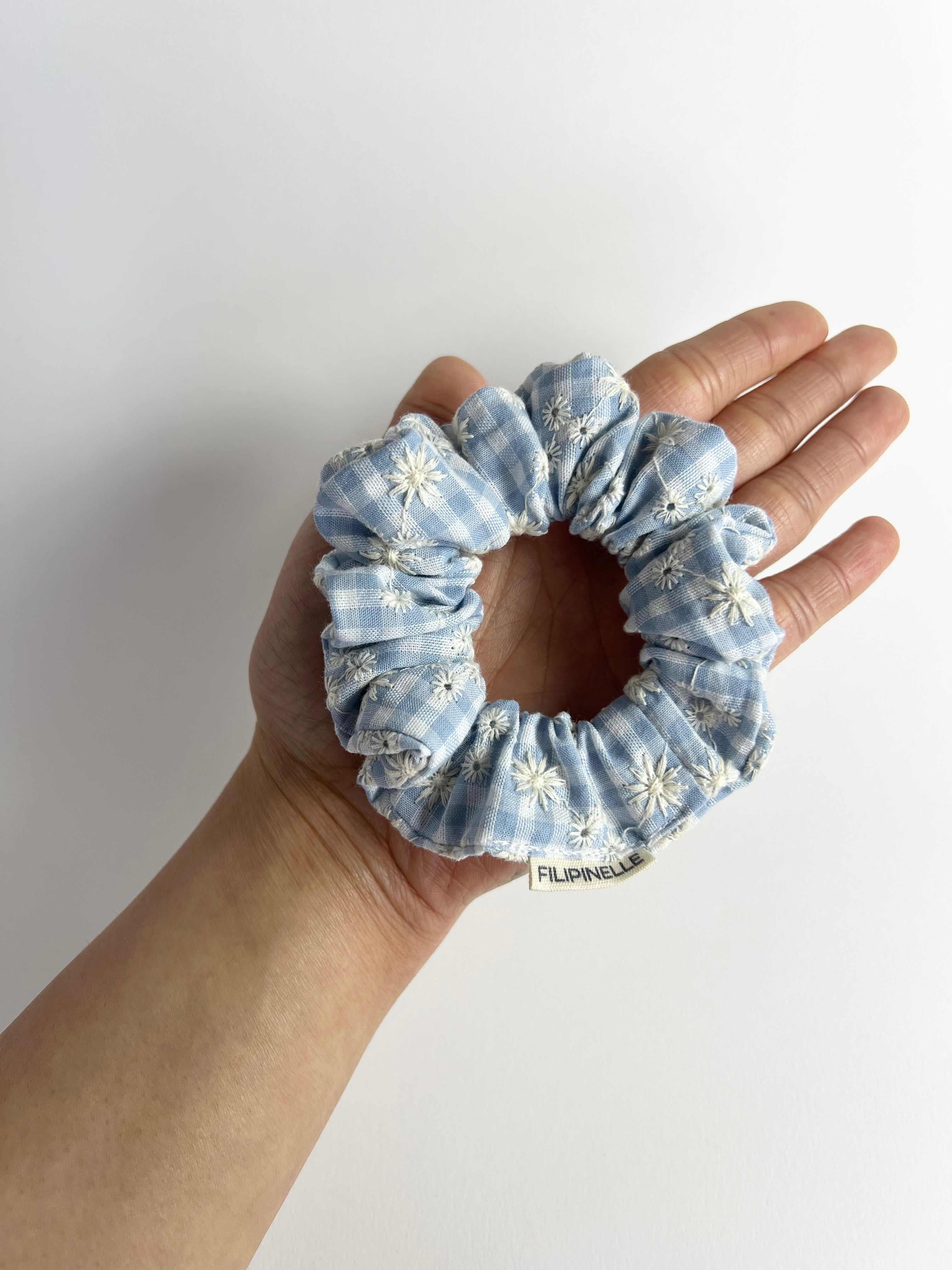 VICHY FLORAL Scrunchies - Mini