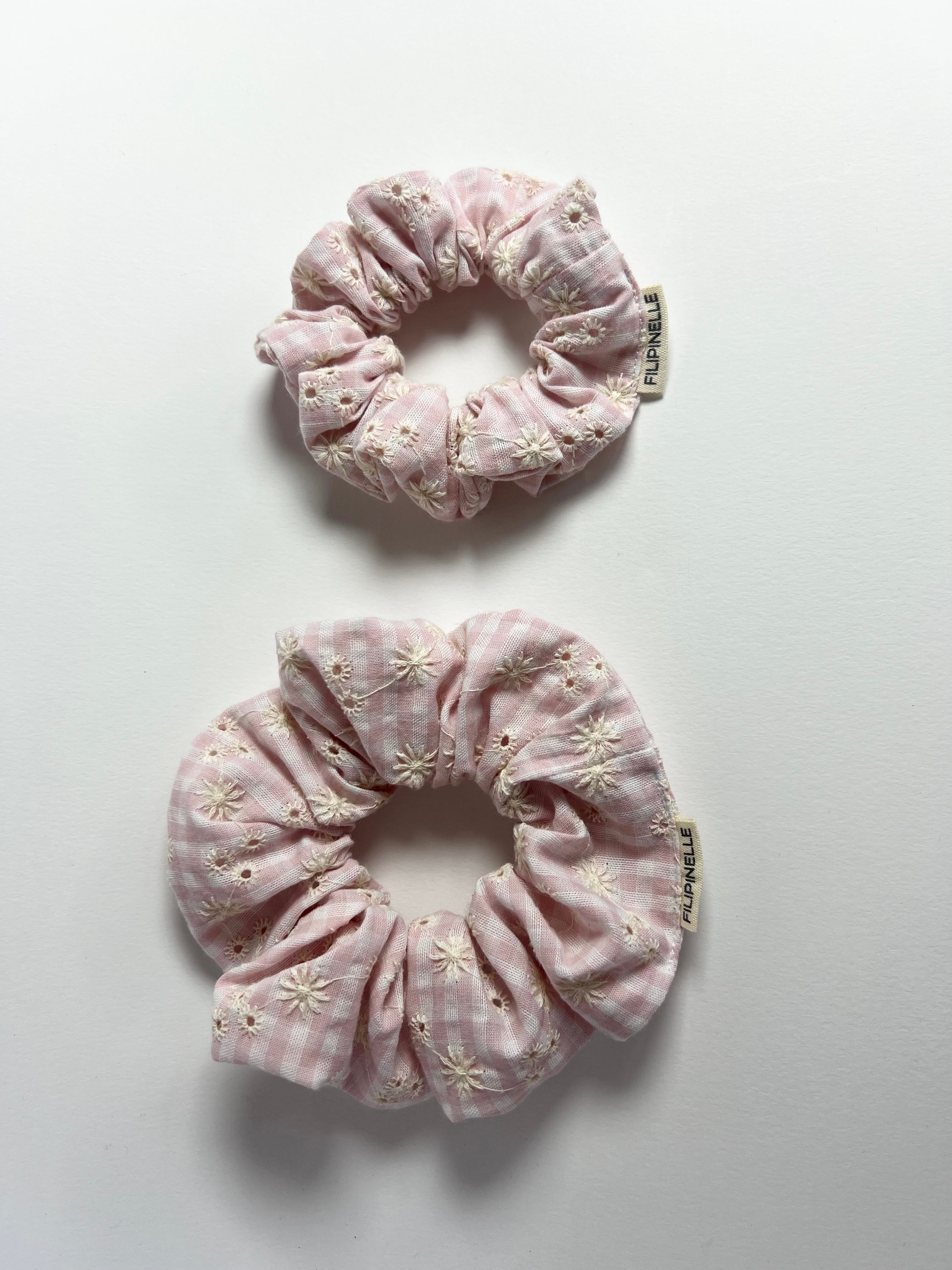 VICHY FLORAL Scrunchies - Classic