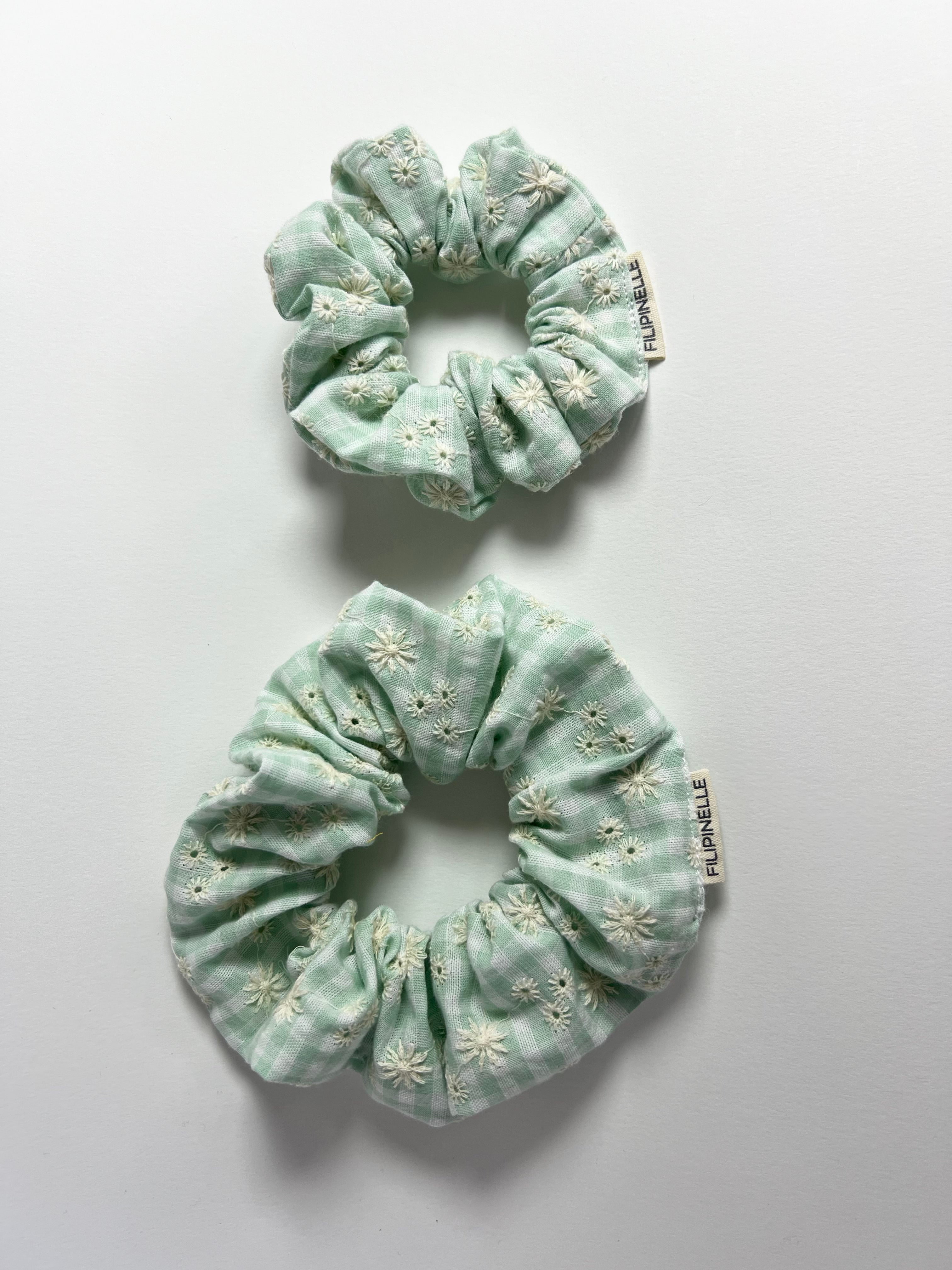 VICHY FLORAL Scrunchies - Mini